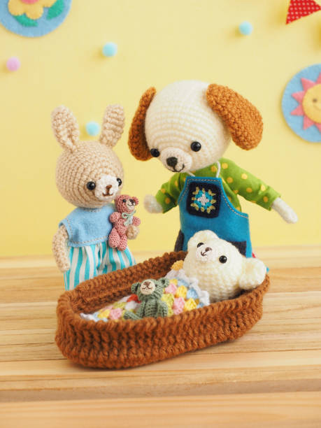 istock small and cute animal amigurumi 1223744309