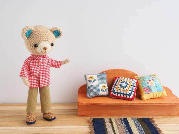 istock small and cute animal amigurumi 1223744354