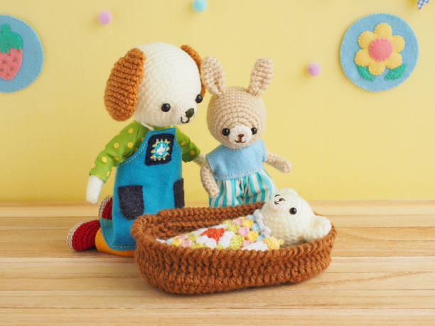 istock small and cute animal amigurumi 1223744382