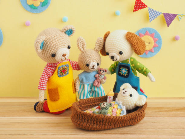 istock small and cute animal amigurumi 1223744424