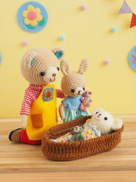 istock small and cute animal amigurumi 1223745107