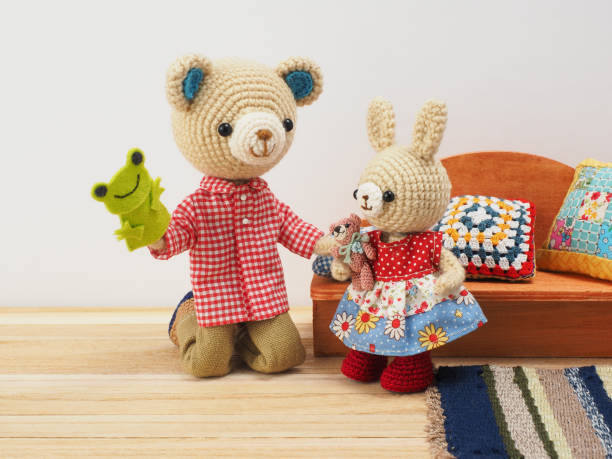 istock small and cute animal amigurumi 1223745187