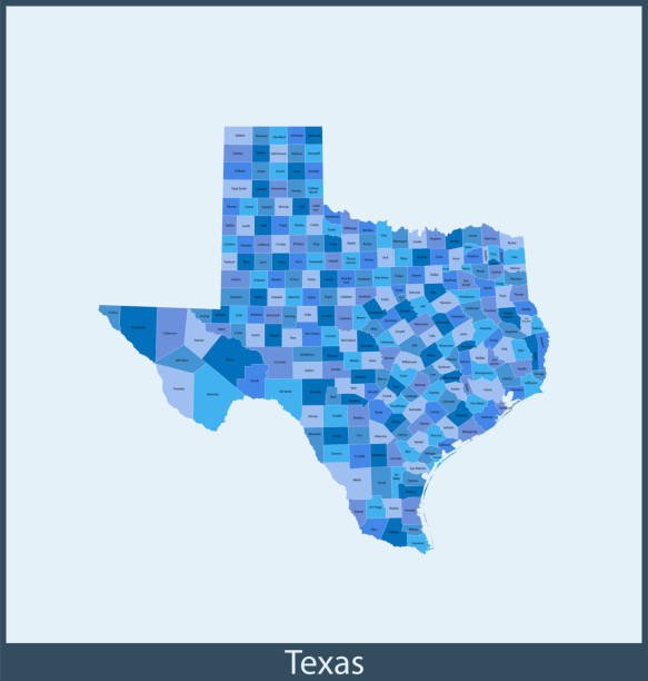 Texas Map Stock Download Image Now Abstract Texas Map 