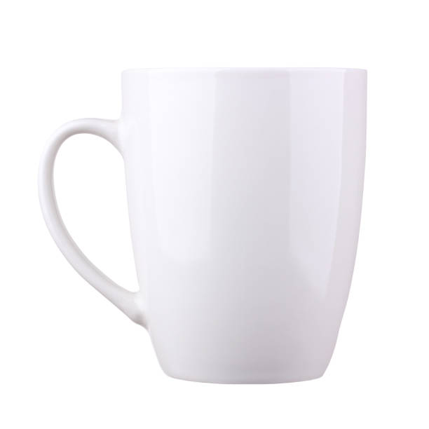istock white mug isolated on a white background with clipping path. 1223754842