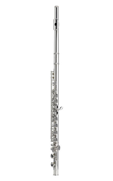 Flute, Flutes, Woodwinds Music Instrument Isolated on White background The flute is a woodwind musical instrument. piccolo stock pictures, royalty-free photos & images