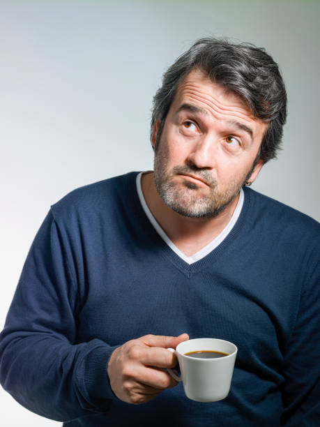 istock Happy mature man drinking coffee 1223759720