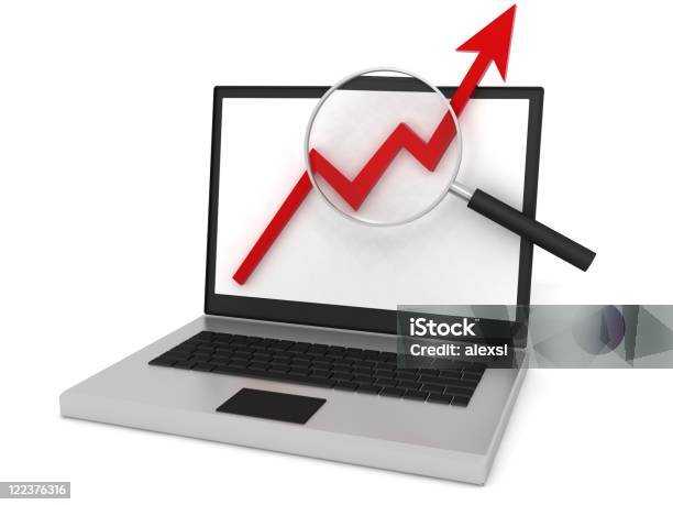 Analiza Biznesowa - zdjęcia stockowe i więcej obrazów Graf - Graf, Lupa - Sprzęt optyczny, Analizować