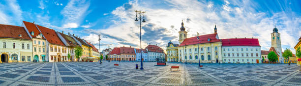 Sibiu, Transylvania, Romania stock photo