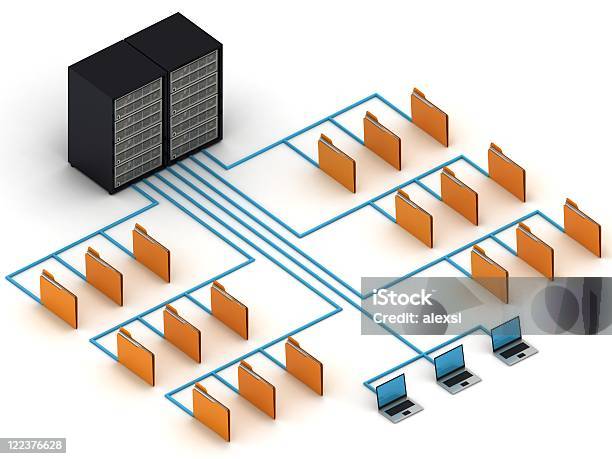 Foto de Redeisometric e mais fotos de stock de Arquivar documentos - Arquivar documentos, Computador, Comunicação