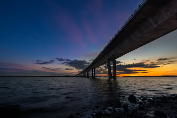 istock Kronprinsesse Marys Bridge in Denmark at sunset 1223770532