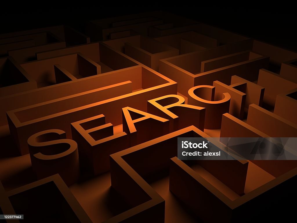 Search Labyrith  Business Stock Photo