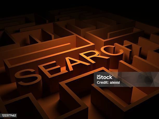 Search Labyrith Stock Photo - Download Image Now - Business, Color Image, Complexity
