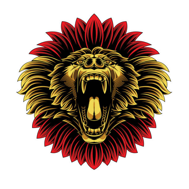 Angry Baboon head esport logo design Illustration of angry Baboon head esport logo design angry monkey stock illustrations
