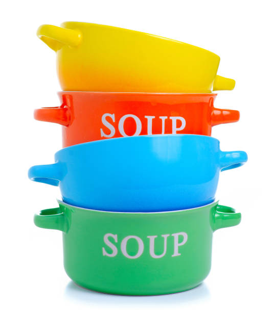 istock Colorful plates for soup 1223778467
