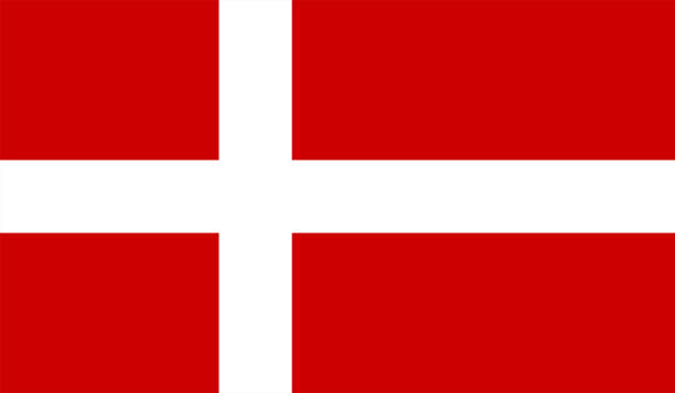 illustrazioni stock, clip art, cartoni animati e icone di tendenza di bandiera danimarca scaricabile - flag countries symbol scandinavian