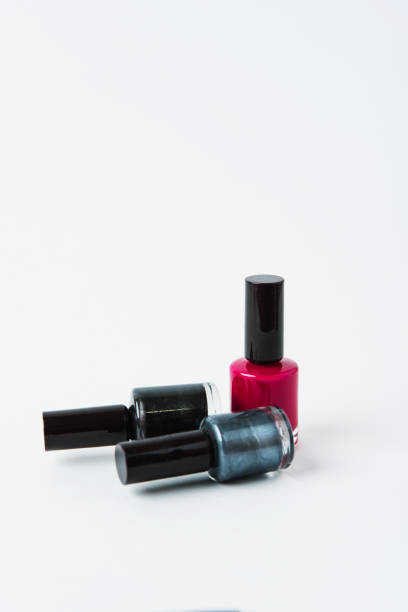 istock colored nail polishes on a white background 1223781303