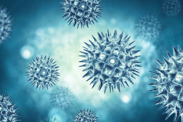 istock Viral disease, virus, bacteria, cell, 3d illustration 1223785109