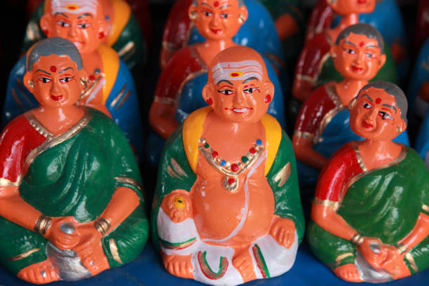 istock Popular dancing dolls of Tanjore 1223786250