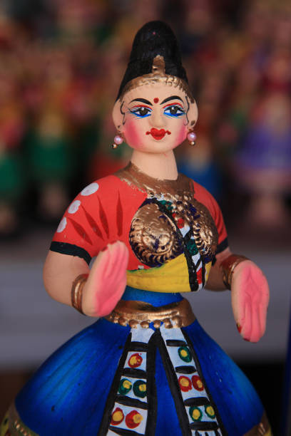 istock Popular dancing dolls of Tanjore 1223786355