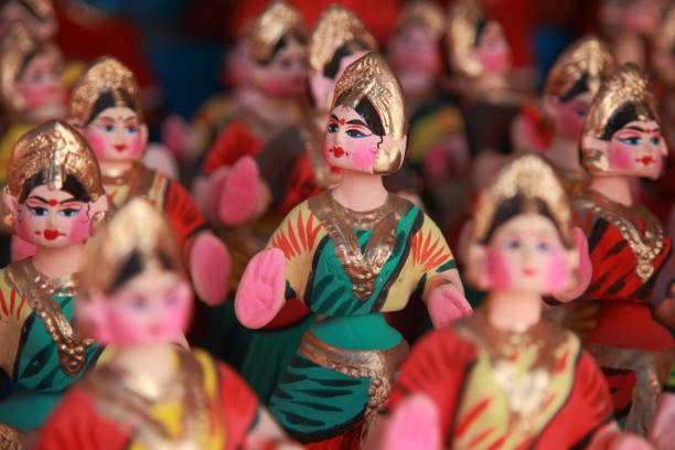 istock Popular dancing dolls of Tanjore 1223786366