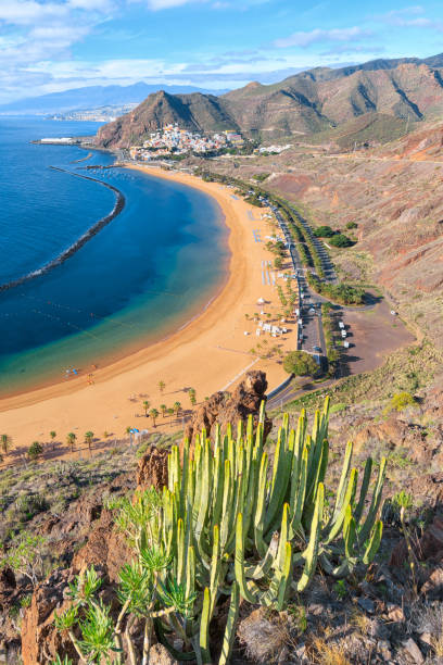 istock Las Teresitas beach and San Andres village. 1223786845