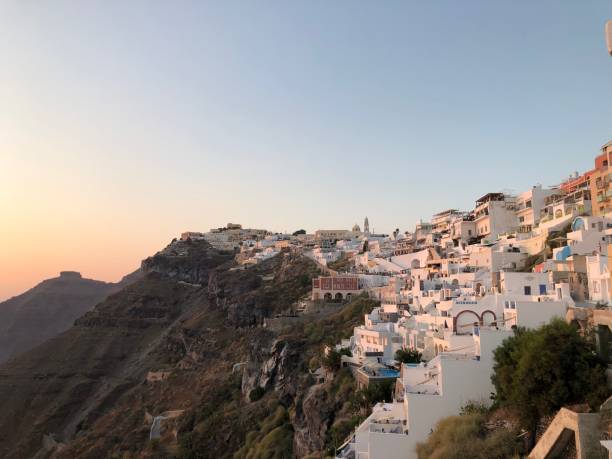 istock View of a Santorini sunset 1223787493