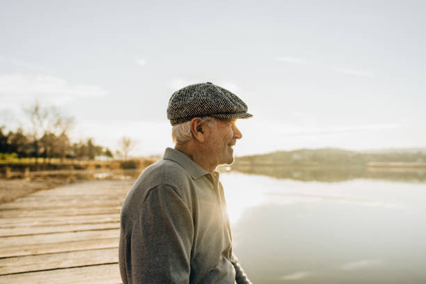 istock Senior man enjoying the view 1223789222