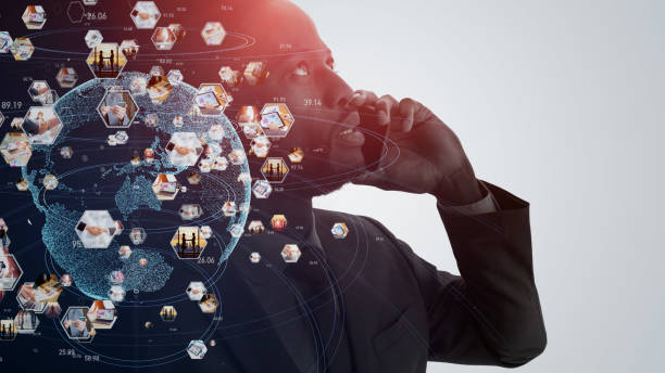 istock Global communication network concept. Worldwide business. 1223789298