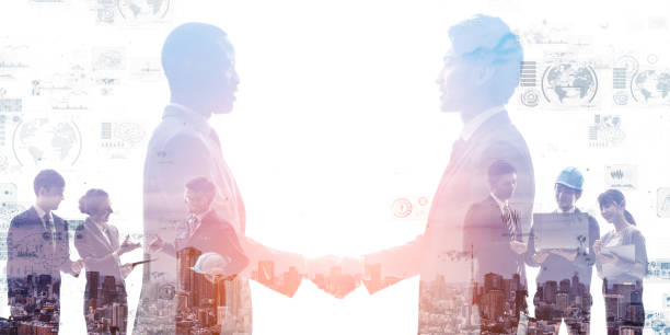 Partnership of business concept. Business network. Partnership of business concept. Business network. diplomacy photos stock pictures, royalty-free photos & images