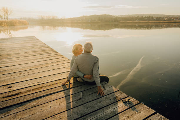 istock Enjoying together by the lake 1223790644