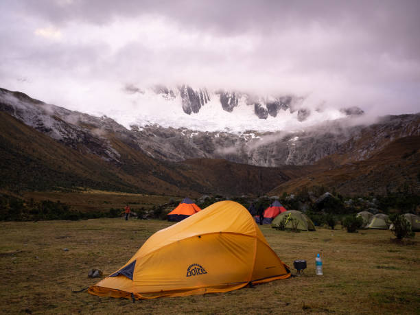istock Trekking in the Cordillera Blanca in Peru 1223796541