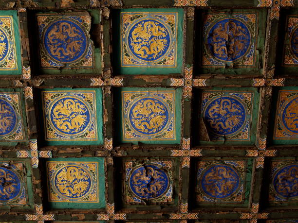 istock Decorative Ceiling Panels, Forbidden City, Beijing 1223796901