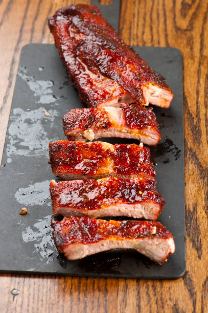 istock Barbecue. Picnic BBQ table spread. Beef brisket, chicken, pork ribs, beef ribs, Mac n cheese, cornbread, Brussels sprouts, coleslaw, and beer. Classic traditional Texas bbq meats and side dishes. 1223797895