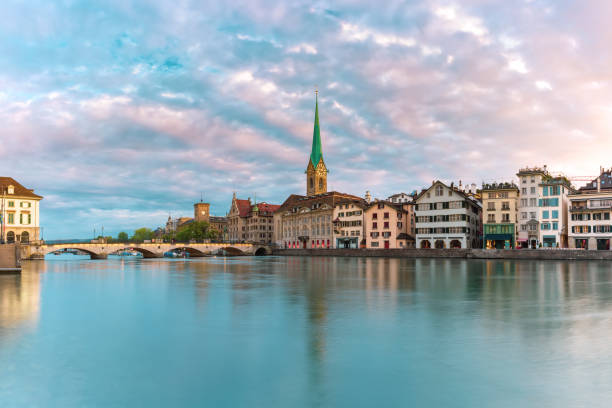 istock Zurich, largest city in Switzerland 1223798012