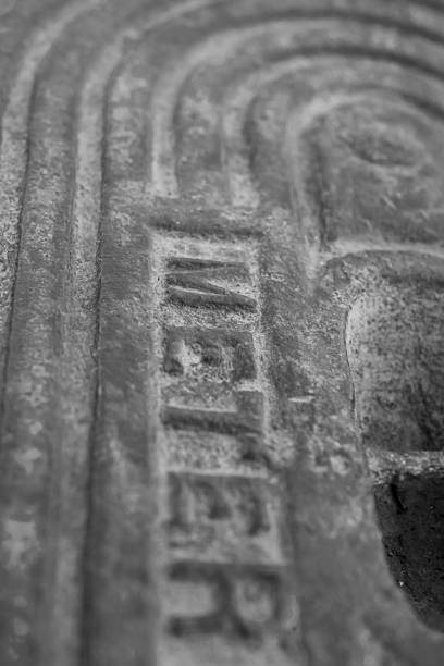 istock A closeup image of an old water meter cover plate 1223801823