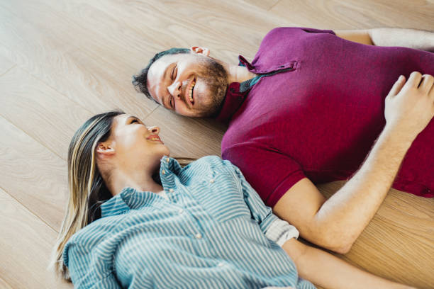 istock Couple on the floor 1223801897