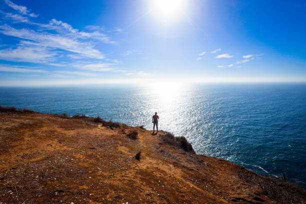 Beautiful Cliffs with the Blue Ocean Water in Vina Del Mar, Chile