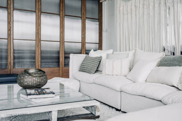 istock Loft living room interior with modern, stylish and cozy design 1223810011