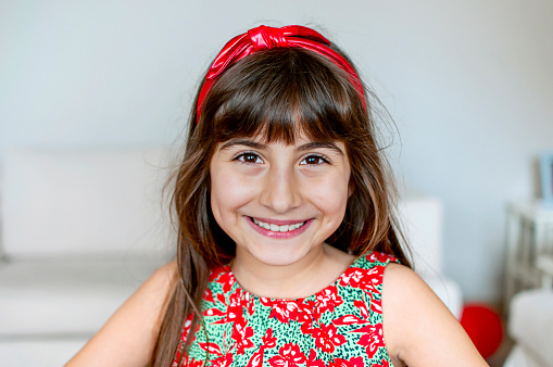 Turkish little girl happiness
