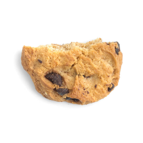 istock homemade chocolate chips cookies on white background in top view 1223813033