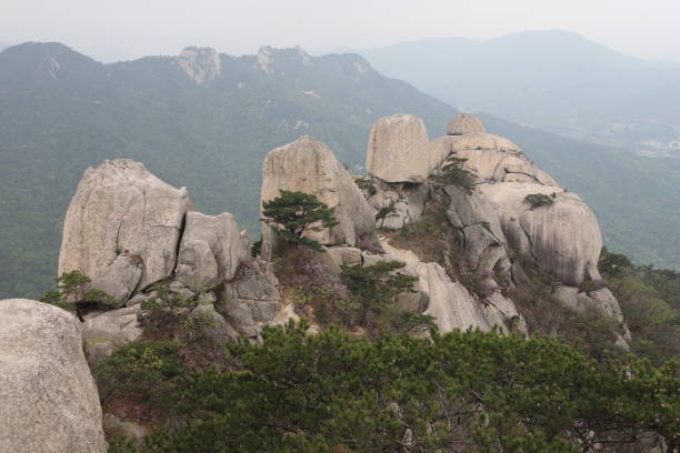 istock The Obong rocks in mt. Dobongsan 1223814123