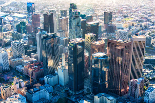 istock Urban Los Angeles Aerial 1223818344