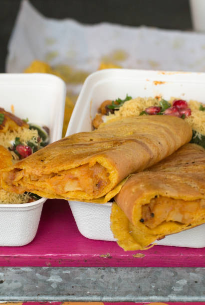 istock Wrap Sandwich in Borough Market, London 1223822954