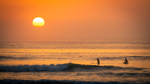 istock Evening surfing in Huanchaco 1223823258