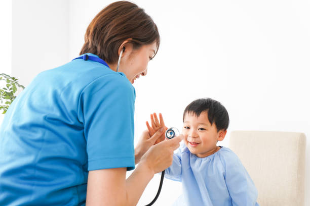 istock Young nurse care for child 1223825662