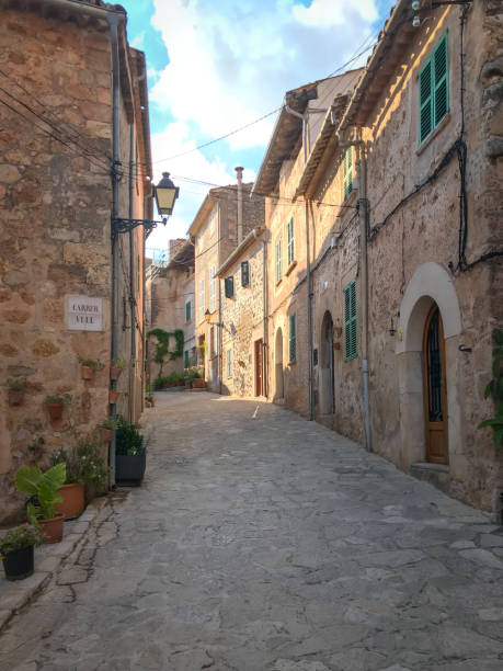 istock Old town alley in Valldemossa, Majorca (Mallorca), Spain 1223827176