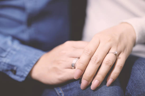 istock Man proposing to his girlfriend 1223830404