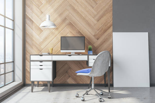 istock Contemporary coworking office interior 1223833840