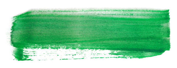 istock green blot of watercolor 1223835690