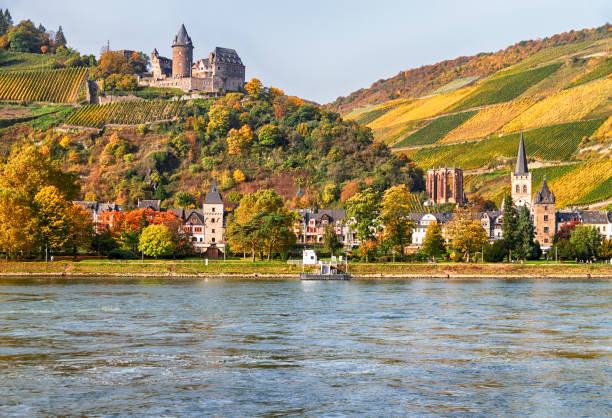 istock Village Bacharach in autumn 1223838976
